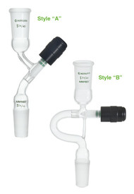 24/40 Joint Size Chemglass Life Sciences Chemglass AF-0070-F-02 Series AF-0070-F Connecting Adapter with Frit Airfree Schlenk 24/40 Joint Size Chemglass Life Sciences Chemglass AF-0070-F-02 Series AF-0070-F Connecting Adapter with Frit Airfree Schlenk