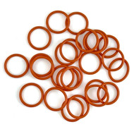 A photograph of 25 O-Rings for Ansul Style Streamlined Metal Blow Off Caps.