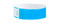 Picture of a blue,  3/4" wide Tamper-Resistant Tyvek® Wrist Band w/ Serial Numbering.