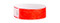 Picture of a red,  3/4" wide Tamper-Resistant Tyvek® Wrist Band w/ Serial Numbering.