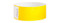 Picture of a yellow, 1" wide Tamper-Resistant Tyvek® Wrist Band w/ Serial Numbering.