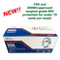 A photograph the front and top of a 50-mask carton of ACI Model 3120 NIOSH-Certified Surgical N95 Respirators