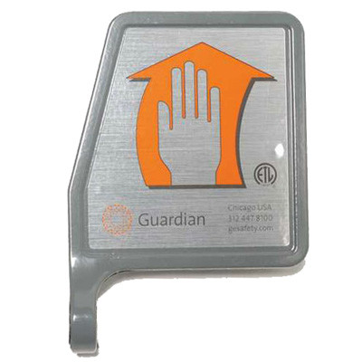 A color drawing of the Guardian Equipment 050-050 Powder Coated Cast Aluminum Flag Handle.