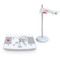 Photograph of an Ohaus AB23PH Benchtop meter and stand alone electrode holder.  (Item AB23PH-B).