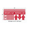 Image of crosswalk kit pre-printed sheet.