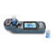 Photograph of an Ohaus AquaSearcher™ AP50MM Portable Photometer, with vial inserted.