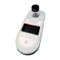 Photograph of an Ohaus AquaSearcher™ AP30TUR Portable Turbidimeter, with  a test vial inserted into cuvette.