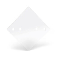 An image of the clear plastic TamperShield.