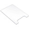 Photograph  of a splash shield for  an Ohaus 5000 e-G5HSRDA,  Round Top Hotplate Stirrer.
