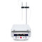 Photograph of an Ohaus Next Generation Guardian™ 5000 10" x 10" Hotplate Stirrer with temperature probe attached (Kit-1), front view.