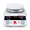 Photograph of an Ohaus Next Generation Guardian™ 5000 Round Top Hotplate Stirrer, front view.