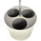 Photograph of a 3 x 100ml, D41mm RB rack for Ohaus 4 x 1000ml ID Swing Rotor.