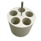Photograph of a 5 x 50ml, D29mm Rim rack for Ohaus 4 x 1000ml ID Swing Rotor.