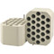 Photograph of a pair of  24 x 15ml, D17mm FA racks for Ohaus 4 x 1000ml ID Swing Rotor.