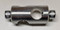 A side view photograph of an AAP150 90° Rod Connector and Clamp Holder.
