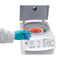 A photograph of an Ohaus Frontier™ FC5706P Multi-Function Centrifuge, with angle rotor 30130878 installed and loaded with 50 mL RB tubes.