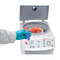 A photograph of an Ohaus Frontier™ FC5706P Multi-Function Centrifuge, with angle rotor 30130878 installed and loaded with 50 mL FA tubes.