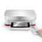 Photograph of Ohaus Explorer Plus® High Capacity Balance 7-inch touchscreen in use by a user. Photograph of Ohaus Explorer Plus® High Capacity Balance 7-inch touchscreen in use by a user.