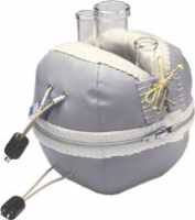 A photograph of a 20331 series 0 spherical fabric heating mantle.