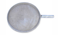 Photograph of a 6" Round Support Plate.