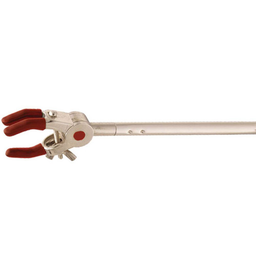 Photograph of small 3-Prong Single Adjust Heavy-Duty Laboratory Clamp.
