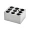 Photograph of 21 mm Vial Block for Ohaus Dry Block Heaters and Ohaus Incubating/Cooling Orbital Shaker. 