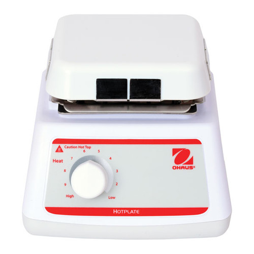 Photograph of Ohaus Mini Hotplate, front facing.
