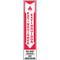 Image of a Bilingual English/Spanish Fire Extinguisher Signs w/ Arrow, 4"w x 18"h as described in the product description.