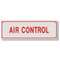 Photograph of the Air Control Aluminum Sprinkler Identification Sign.