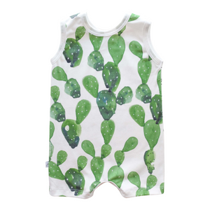 Tank Romper - cactus