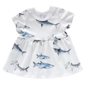 Sleeved Dresses - sharks