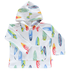 Pocket Hoodie - surf boards