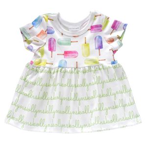 Personalized Sleeved Dresses - popsicles