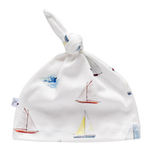 Knotted Hat - sailboats