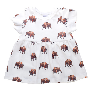 Sleeved Dress - bison