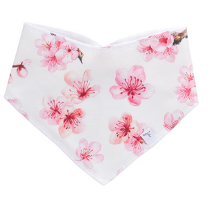 Bandana Bib - cherry blossoms