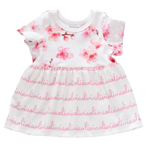 Personalized Sleeved Dresses - cherry blossoms