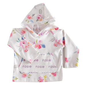 Personalized Pocket Hoodie - blooming garden