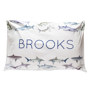 Personalized Pillow Case - sharks