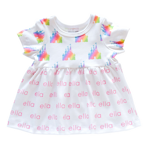 Personalized Sleeved Dresses - castles