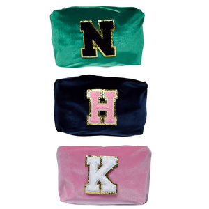 Velvet Zip Pouch