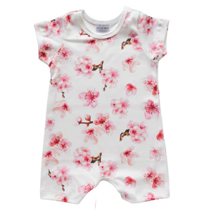 Shorts Romper -  cherry blossom
