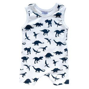 Tank Romper - dinos