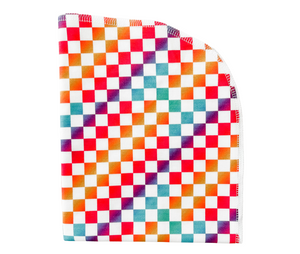 Organic Blanket - caribbean checkered (Limited Edition)