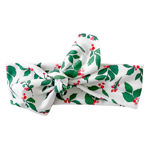 Organic Knotted Headwrap - hollies