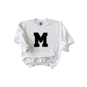 White Kid Sweatshirt - XL LETTER 