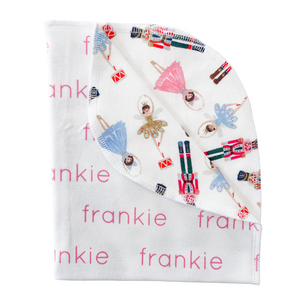Personalized Double-Sided Organic Blanket - nutcrackers
