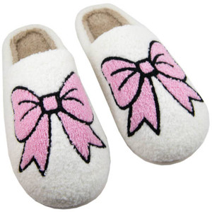 Slippers - Pink BOWS