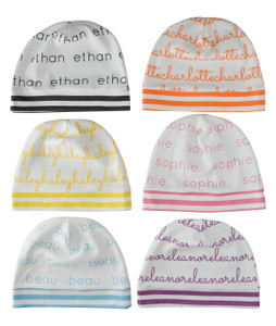 Beanie - Personalized SLOUCHED Organic Cotton - 12 months-4T