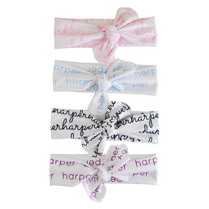 Organic Personalized Knotted Headwrap